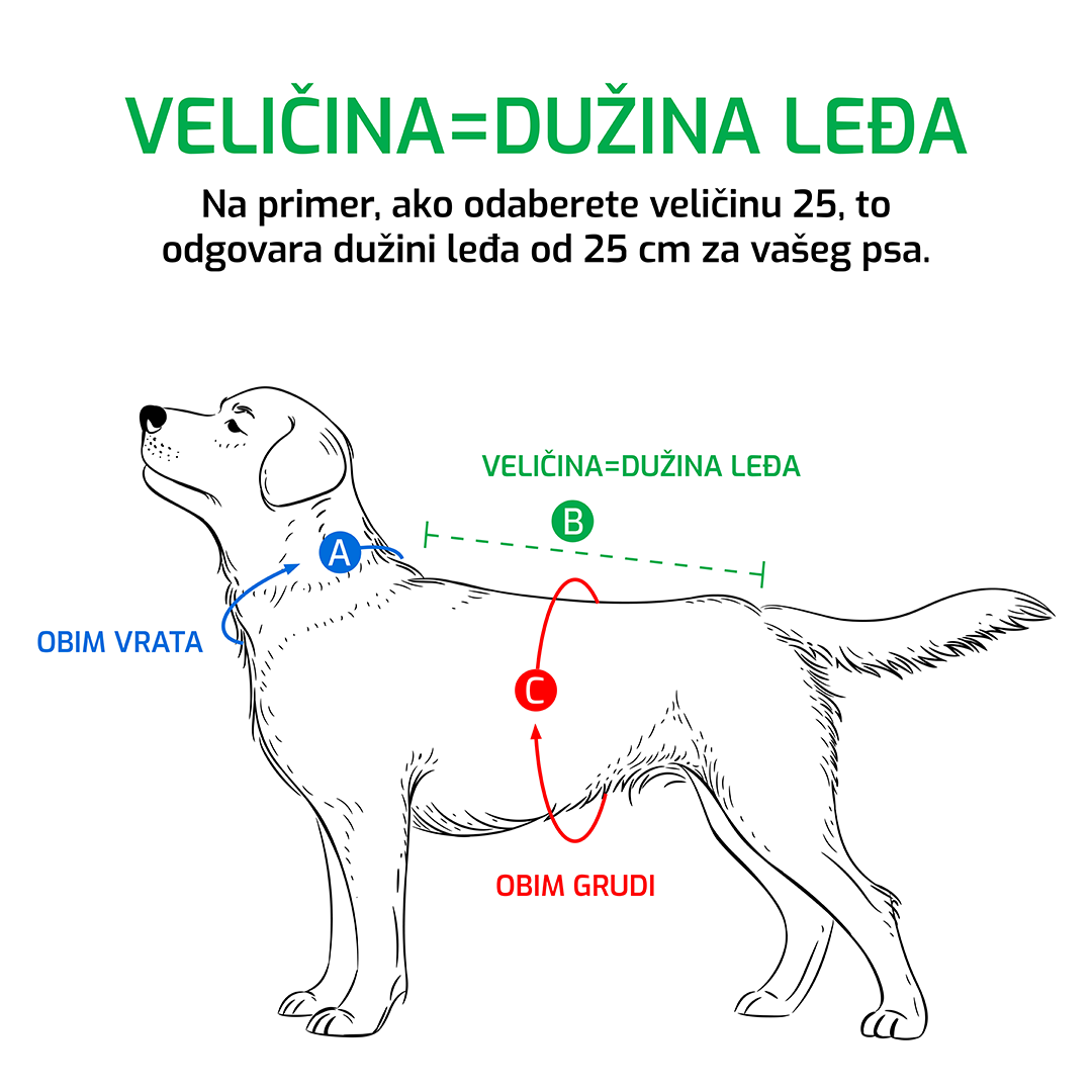 navodila za velikost